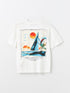 LC Waikiki Crew Neck Printed Combed Cotton Men's T-Shirt